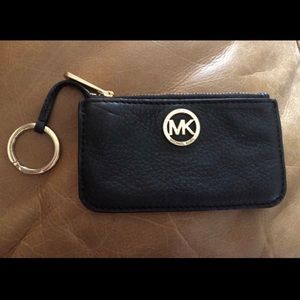 Michael Kors coin purse with key ring